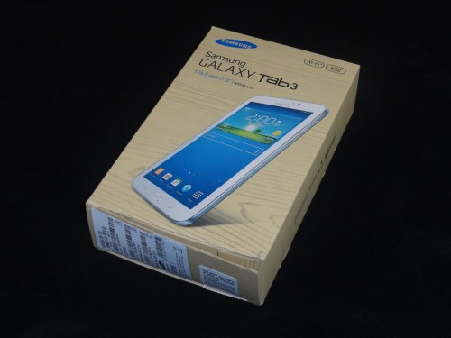 Samsung Galaxy Tab 3 - Verpackung innen